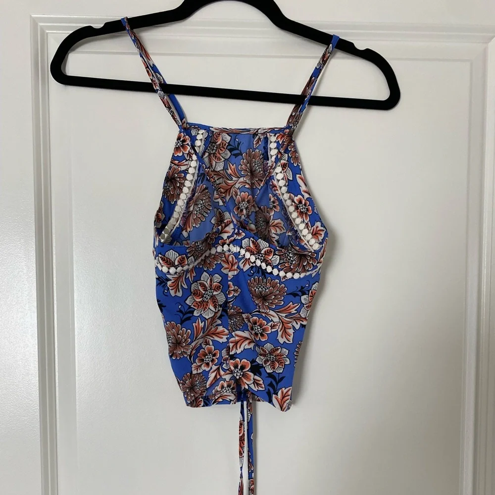 Dance & Marvel Floral Halter Top Size Small New without Tags - Picture 9 of 11